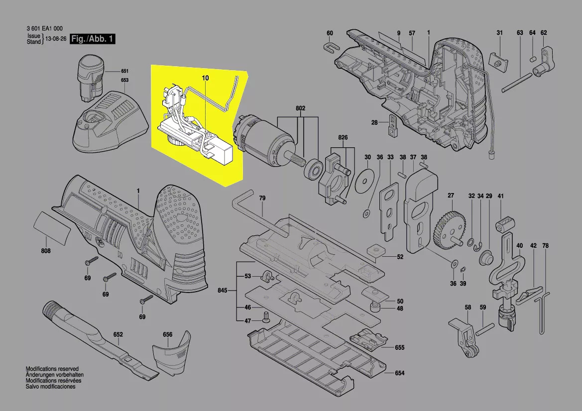 Module électronique réf. 1 619 P10 565 Bosch